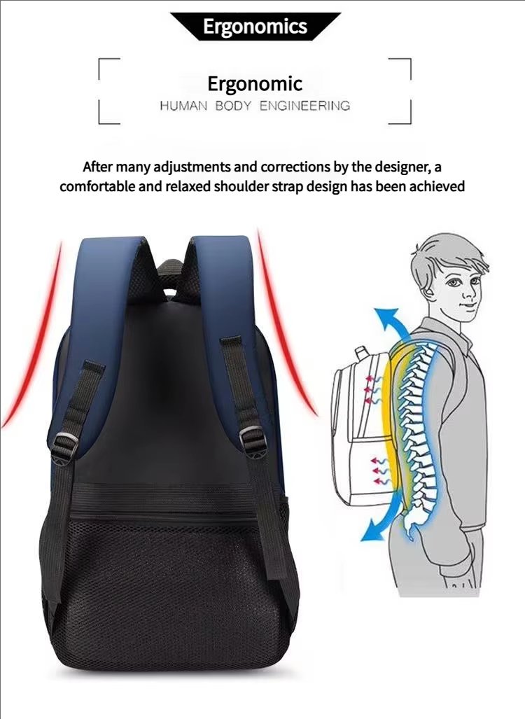 Anti-Theft Water-Resistant Business Travel School Oxford Laptop Backpack product detail