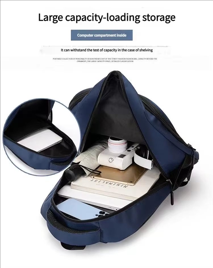 Anti-Theft Water-Resistant Business Travel School Oxford Laptop Backpack product detail