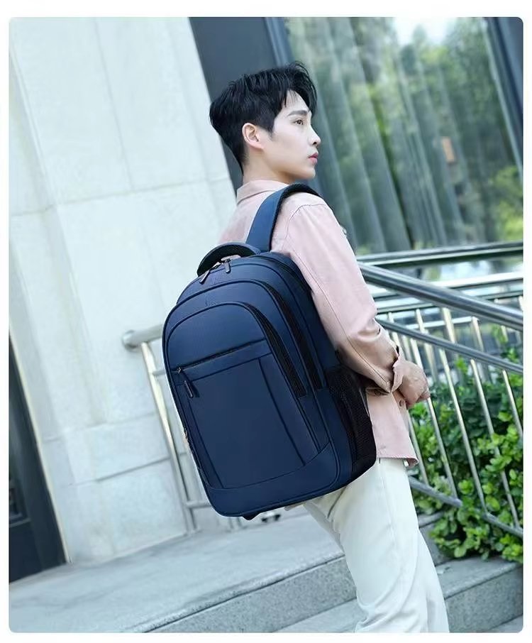 Anti-Theft Water-Resistant Business Travel School Oxford Laptop Backpack product detail