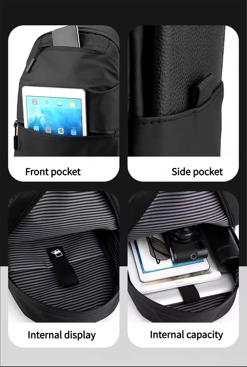 Water-Resistant Large Capacity Modern Outdoor Business Oxford Laptop Backpack product detail