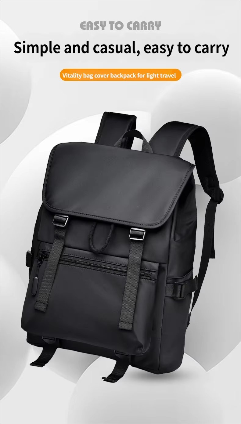 Water-Resistant Large Capacity Lightweight Business Travel Oxford Laptop Backpack product detail