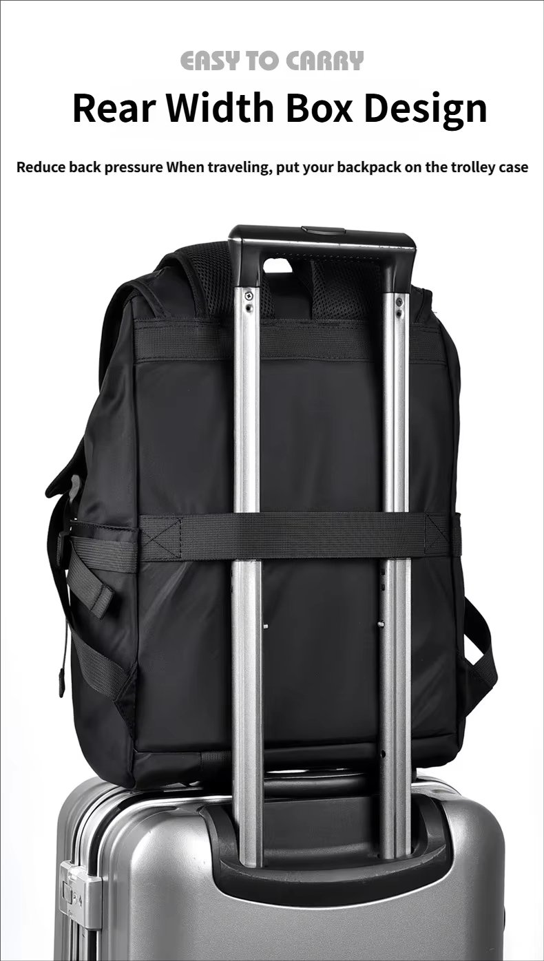 Water-Resistant Large Capacity Lightweight Business Travel Oxford Laptop Backpack product detail