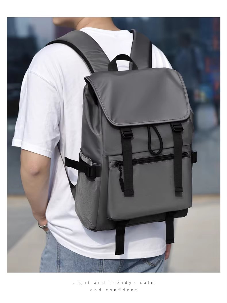 Water-Resistant Large Capacity Lightweight Business Travel Oxford Laptop Backpack product detail