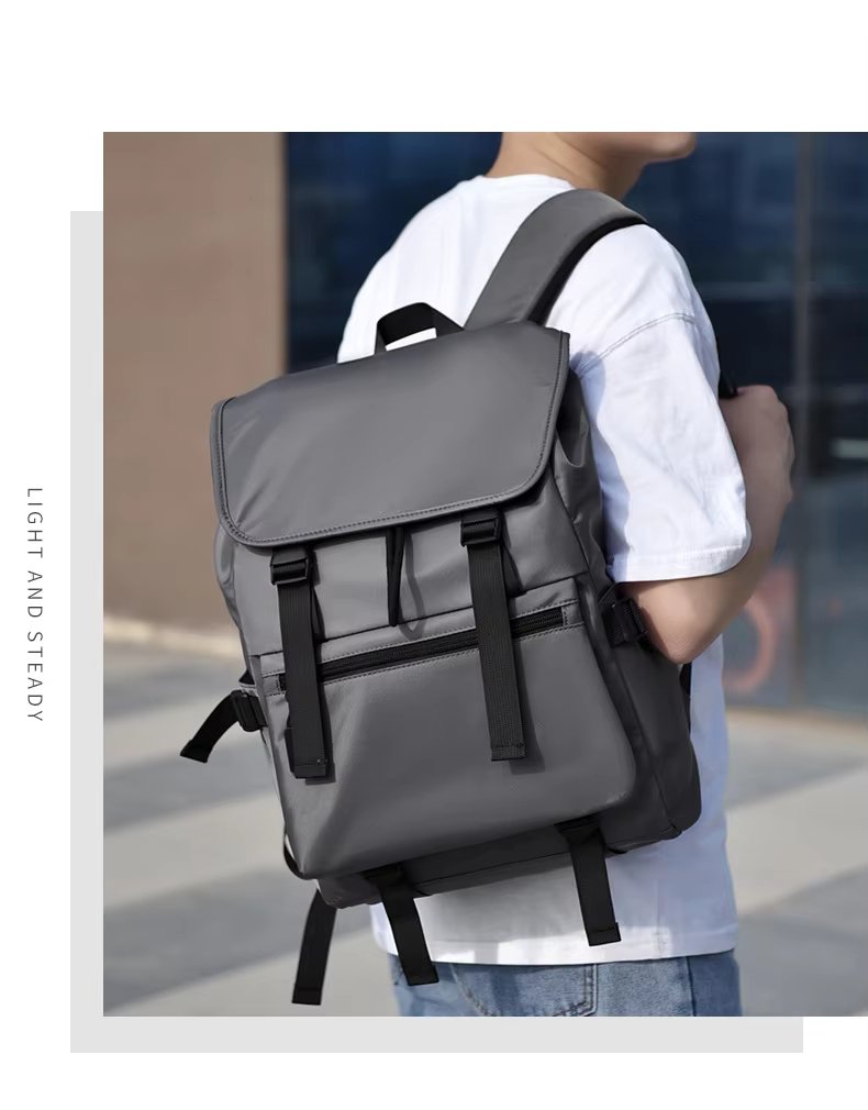 Water-Resistant Large Capacity Lightweight Business Travel Oxford Laptop Backpack product detail
