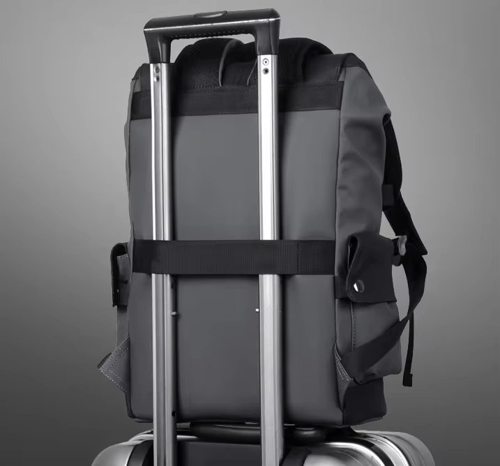 Anti-Theft Water-Resistant Vintage Travel Casual PU Leather Laptop Backpack product detail