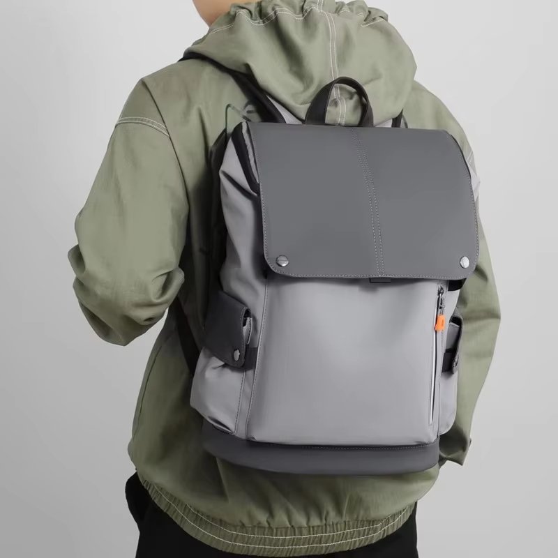Anti-Theft Water-Resistant Vintage Travel Casual PU Leather Laptop Backpack product detail