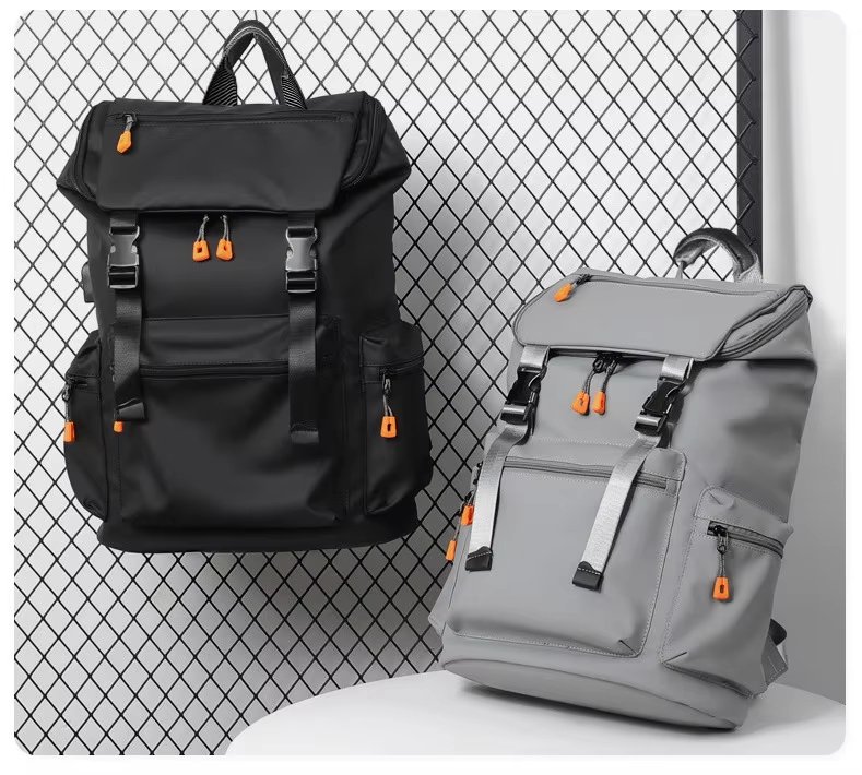 Water-Resistant Large Capacity USB Outdoor Business Oxford Laptop Backpack product detail