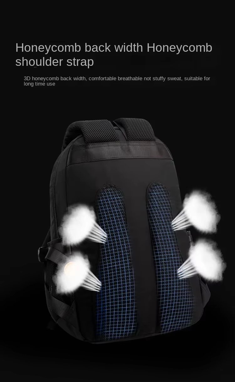 Water-Resistant Outdoor School Casual Nylon Laptop Backpack product detail