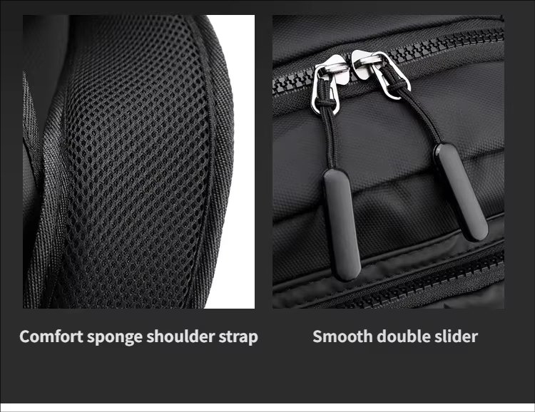 Anti-Theft Water-Resistant Large Capacity Business Travel Nylon Laptop Backpack product detail