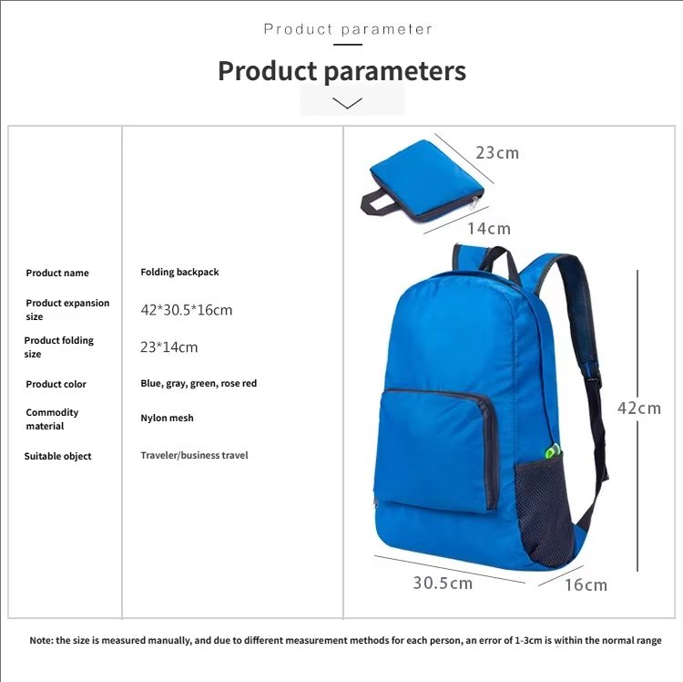 Waterproof Oxford Softback Trekking Backpack detail image