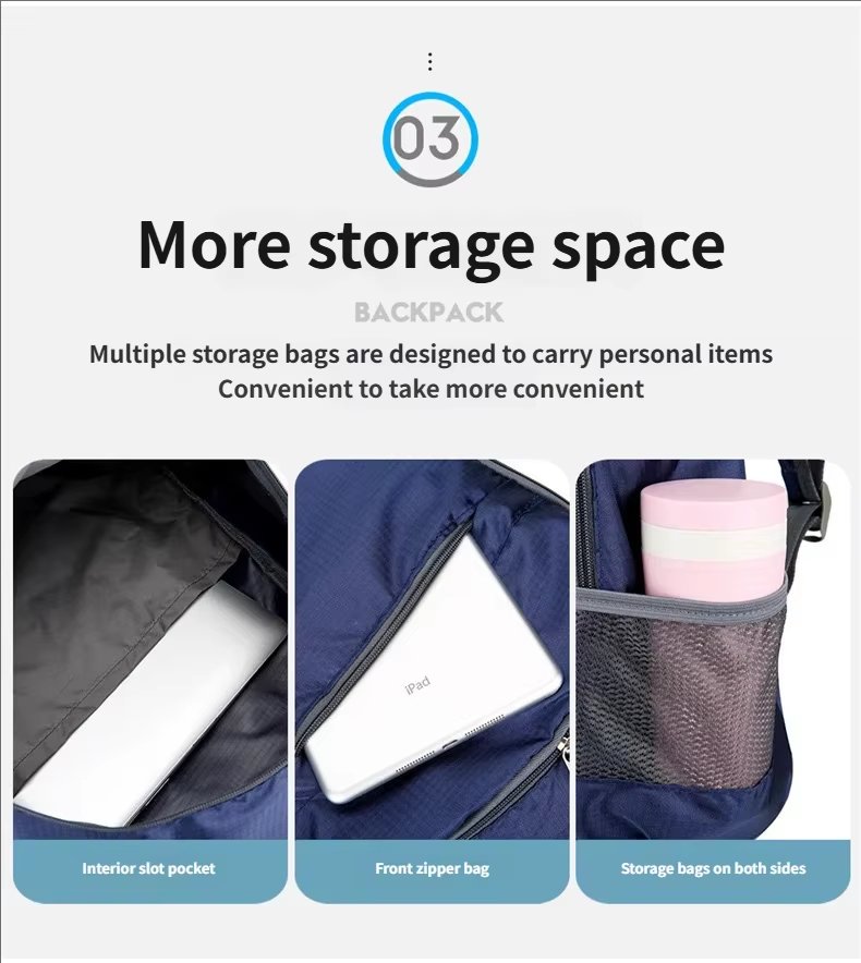 Softback Waterproof Oxford Trekking Backpack detail image