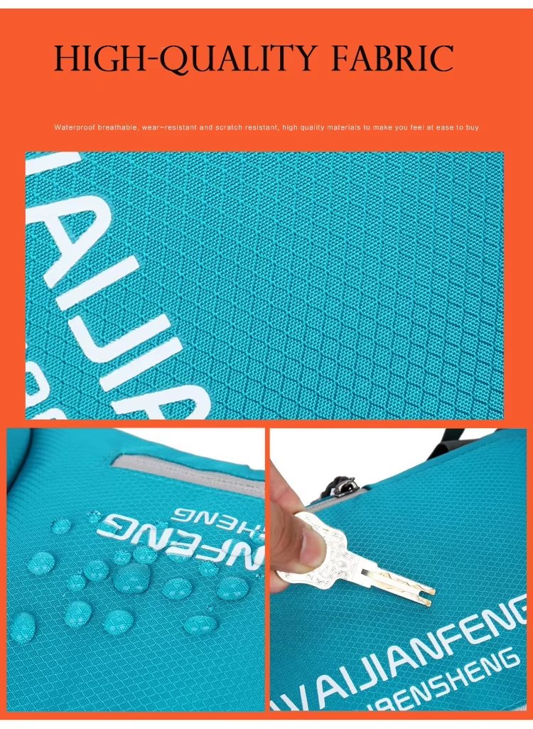 Waterproof Nylon Foldable Trekking Backpack detail image