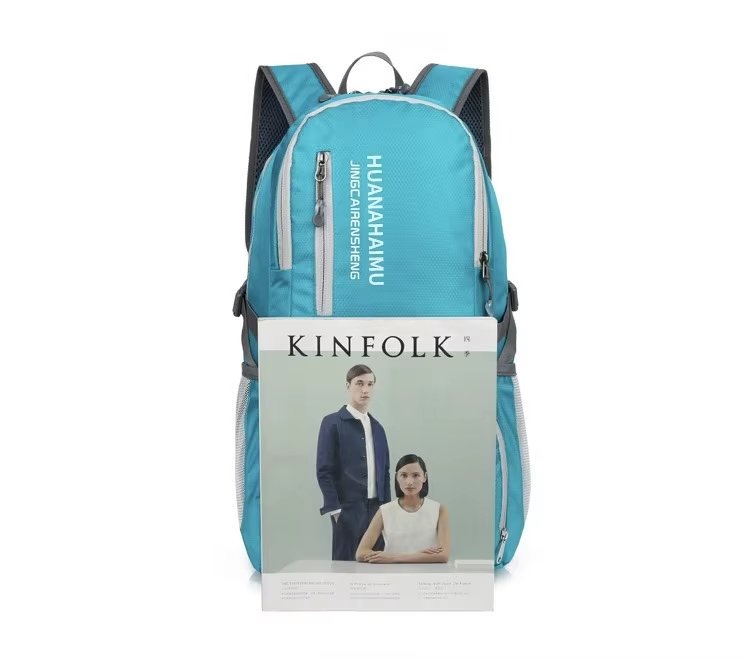 Waterproof Nylon Foldable Trekking Backpack detail image