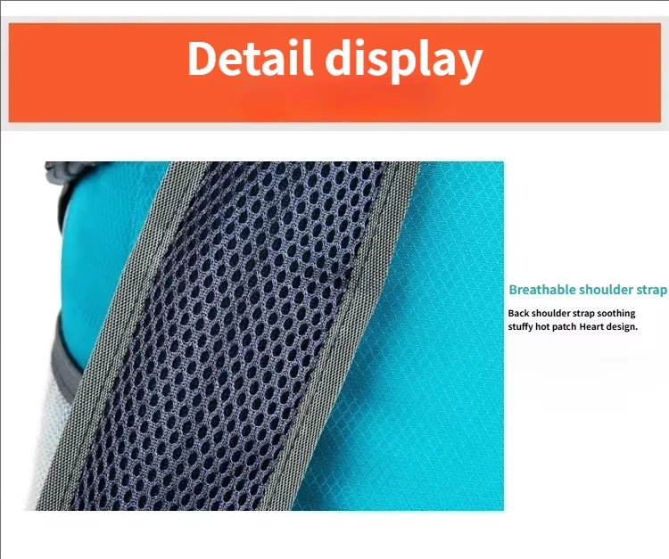 Waterproof Nylon Foldable Trekking Backpack detail image