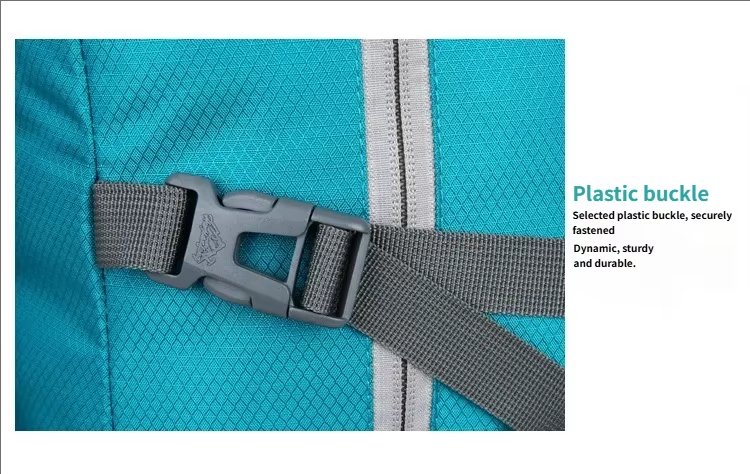 Waterproof Nylon Foldable Trekking Backpack detail image