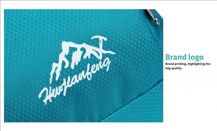 Waterproof Nylon Foldable Trekking Backpack detail image