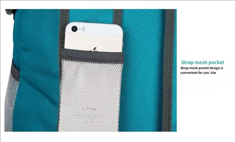 Waterproof Nylon Foldable Trekking Backpack detail image