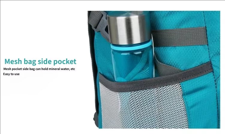 Waterproof Nylon Foldable Trekking Backpack detail image