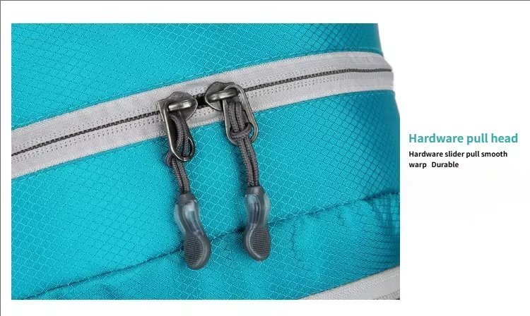 Waterproof Nylon Foldable Trekking Backpack detail image