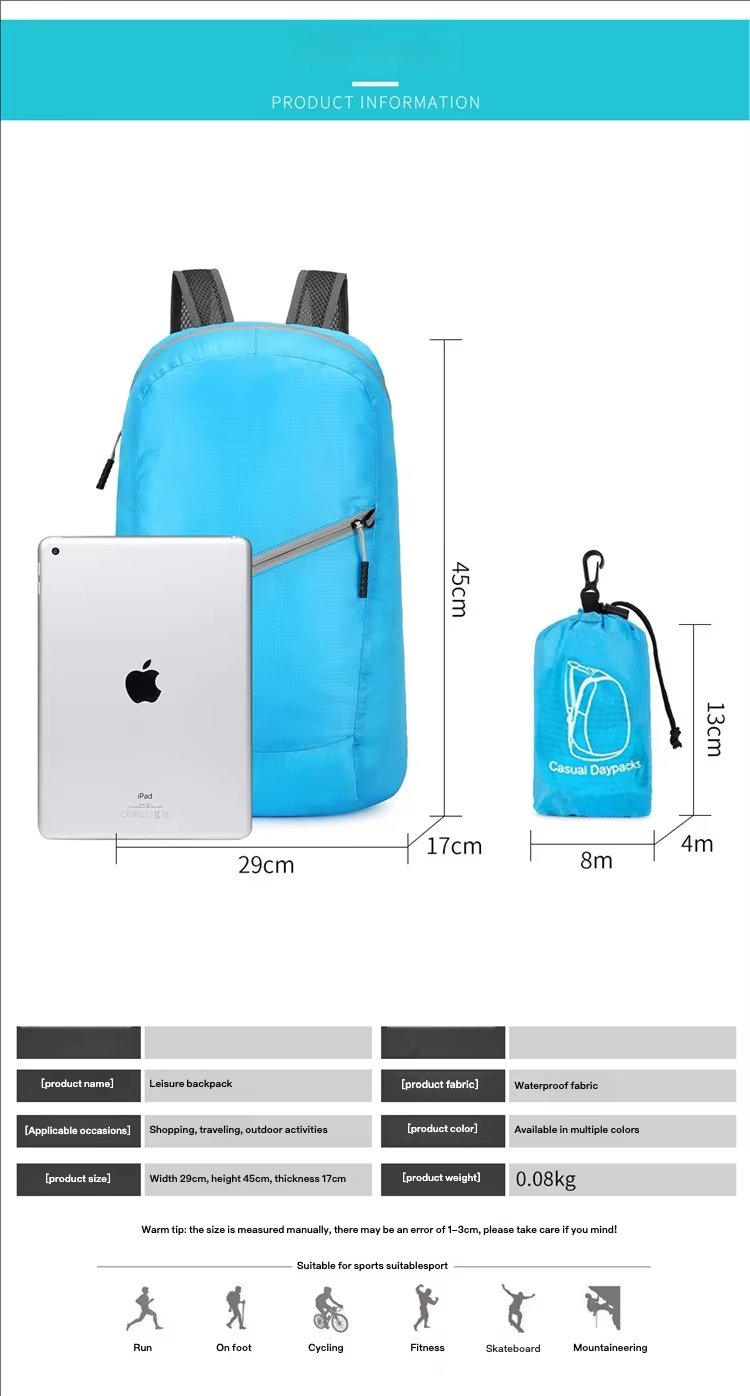 Waterproof Nylon Softback Trekking Backpack detail image