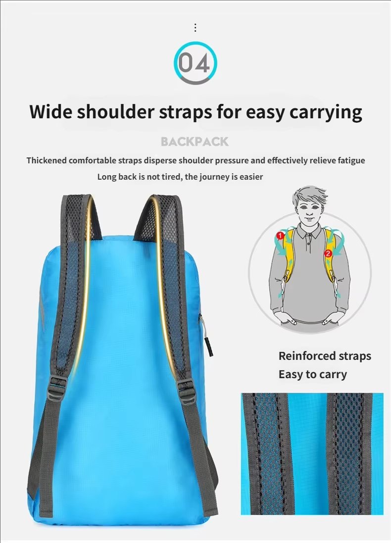 Waterproof Nylon Softback Trekking Backpack detail image