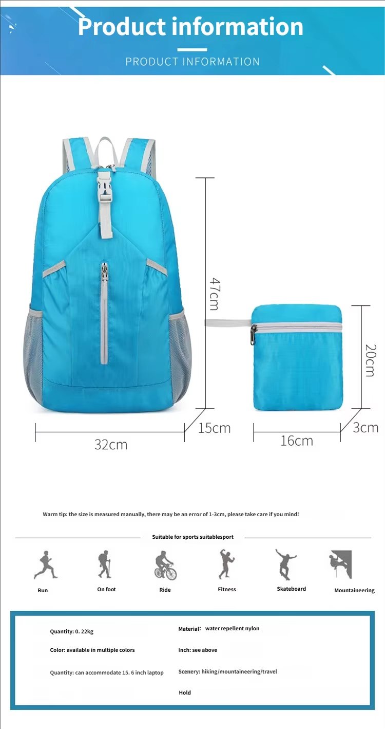Camping Nylon Outdoor Backpack 54 detail image