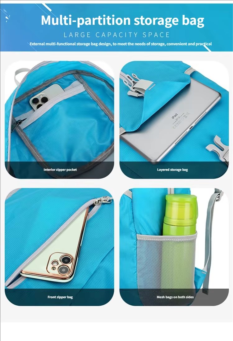 Camping Nylon Outdoor Backpack 54 detail image