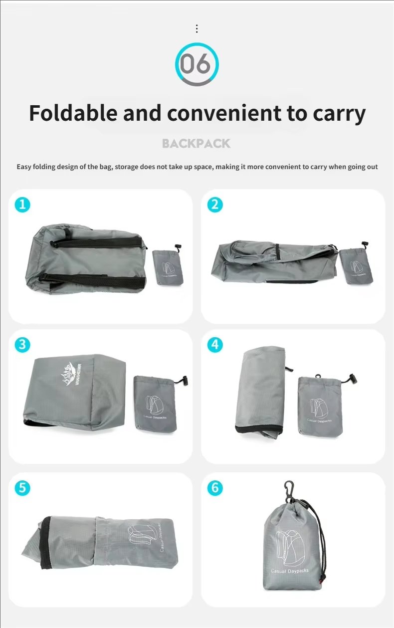 Softback Waterproof Nylon Trekking Backpack detail image