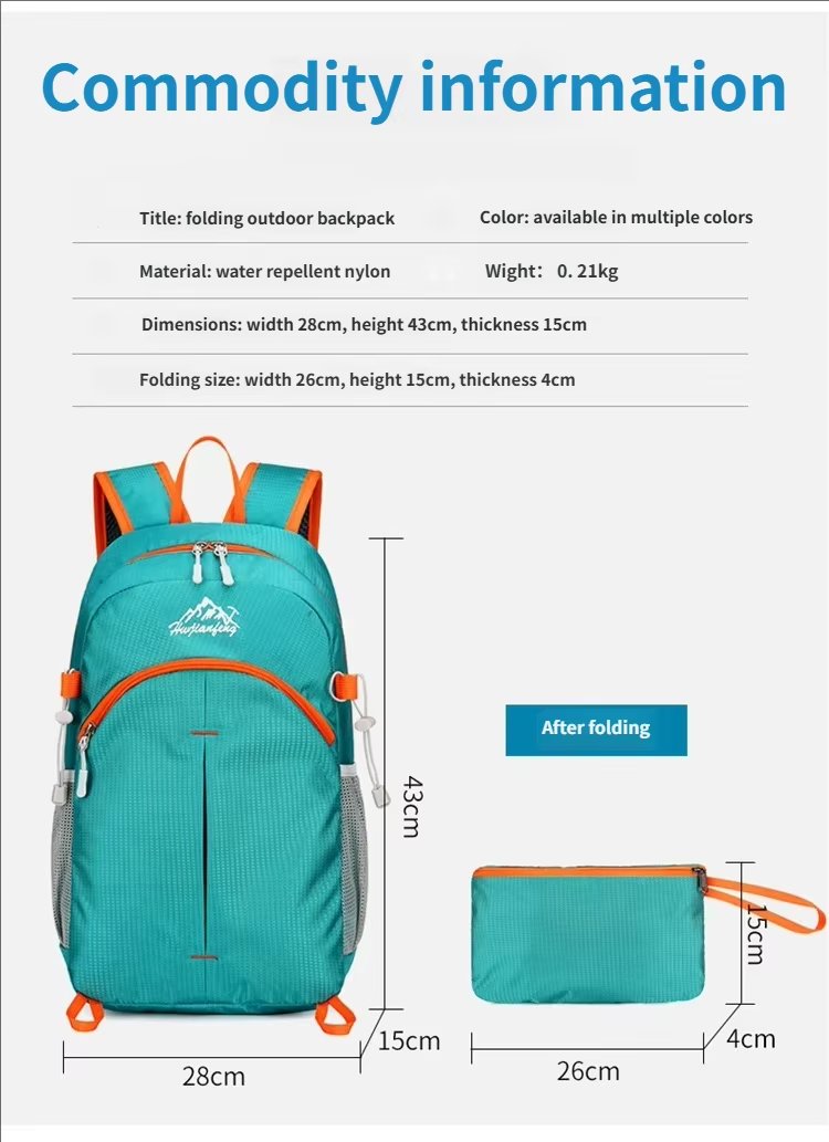 Travel Nylon Outdoor Backpack 74 detail image