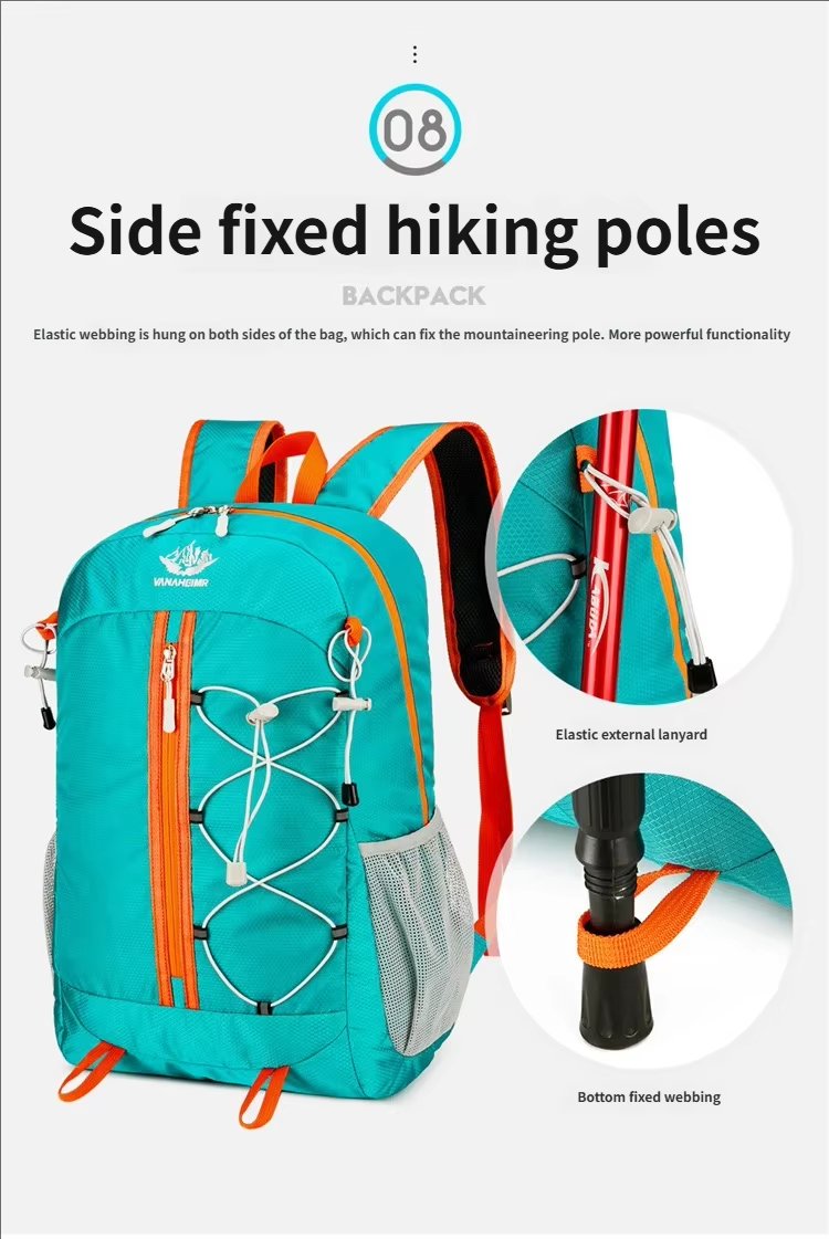 Waterproof Oxford Travel Trekking Backpack detail image