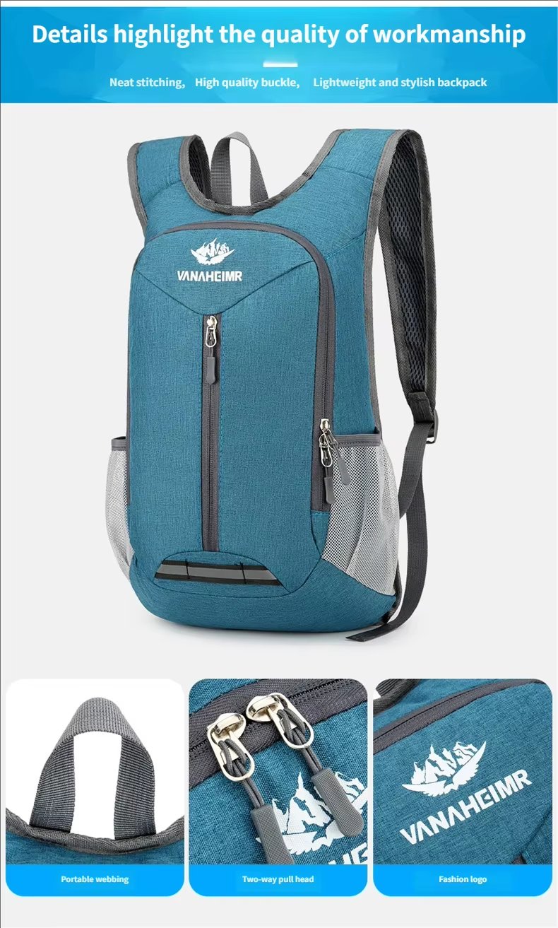 Waterproof Nylon Travel Trekking Backpack detail image