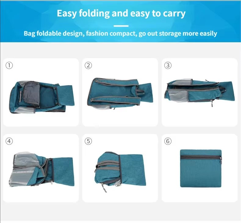 Waterproof Nylon Travel Trekking Backpack detail image