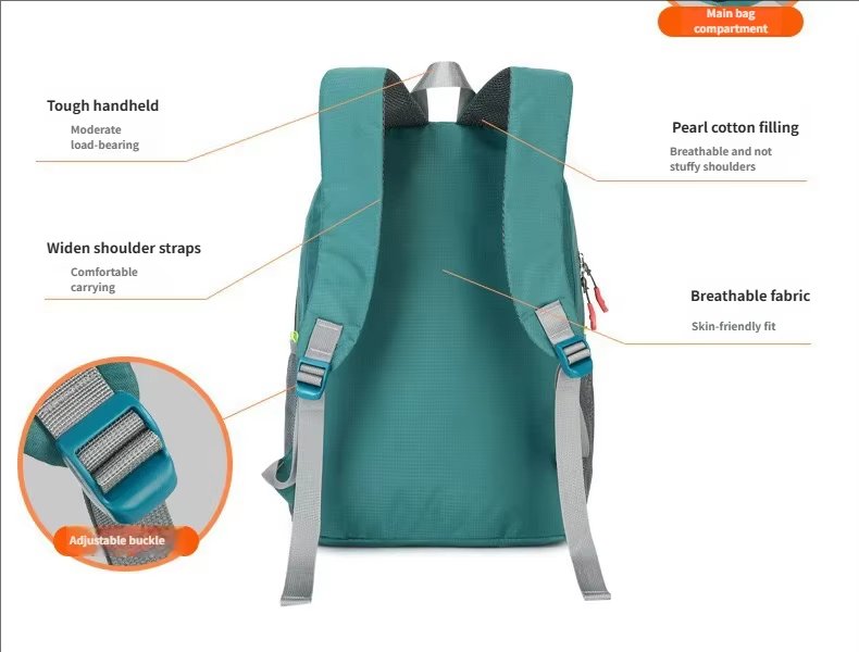 Travel Waterproof Oxford Trekking Backpack detail image