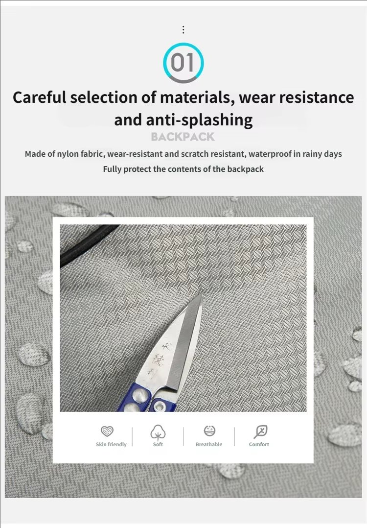 Waterproof Nylon Cycling Trekking Backpack detail image