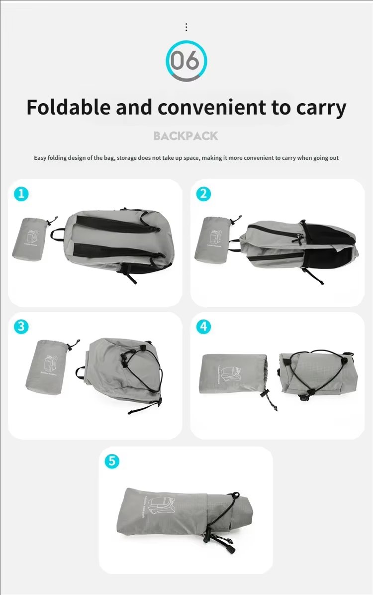 Waterproof Nylon Cycling Trekking Backpack detail image