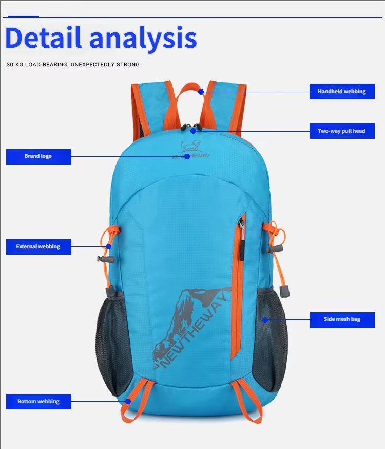 Waterproof Polyester Climbing Trekking Backpack detail image
