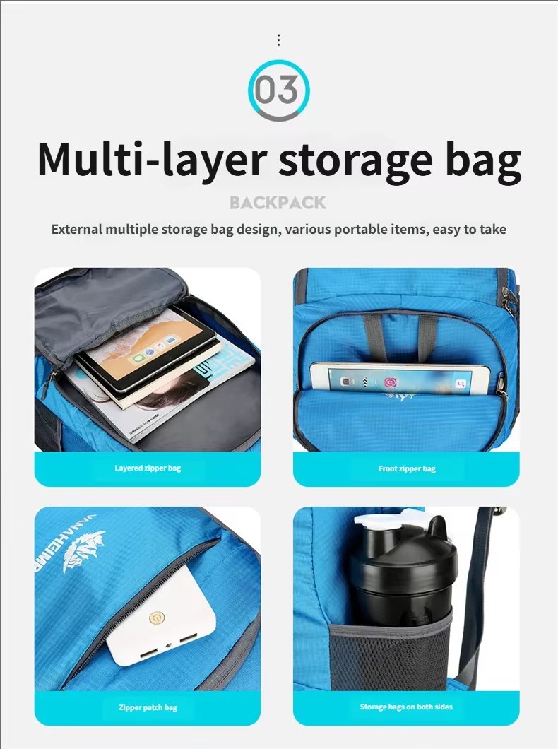 Climbing Waterproof Polyester Trekking Backpack detail image