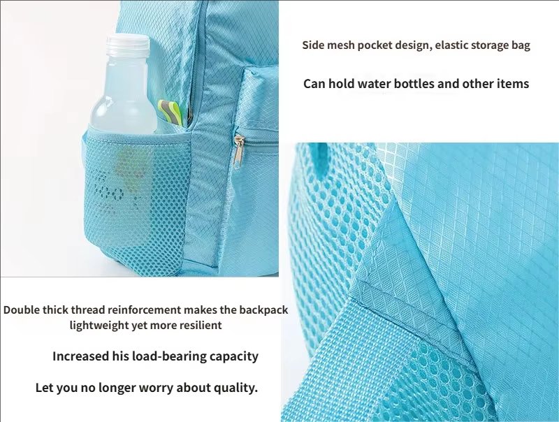 Travel Waterproof Nylon Trekking Backpack detail image