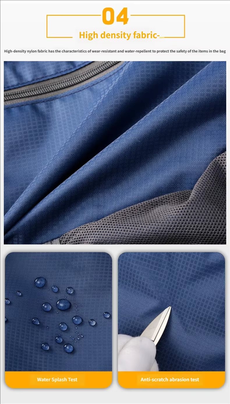 Foldable Waterproof Nylon Trekking Backpack detail image