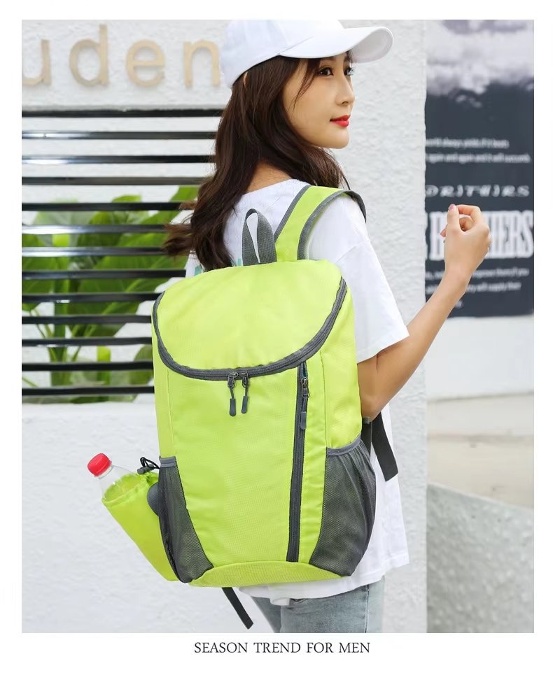 Foldable Waterproof Nylon Trekking Backpack detail image