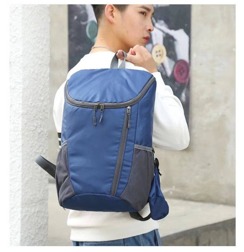 Foldable Waterproof Nylon Trekking Backpack detail image