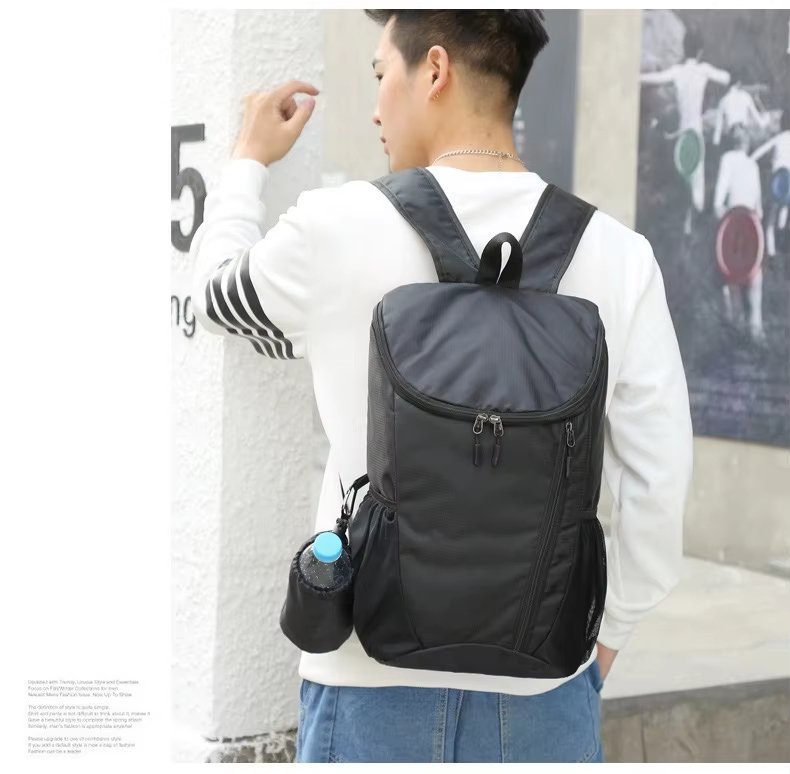 Foldable Waterproof Nylon Trekking Backpack detail image