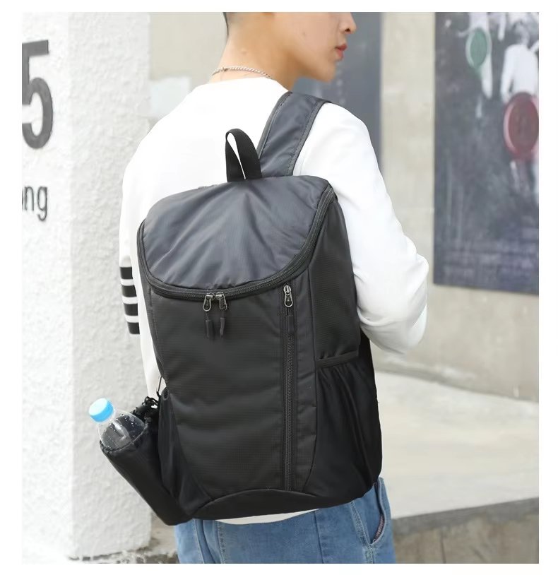 Foldable Waterproof Nylon Trekking Backpack detail image