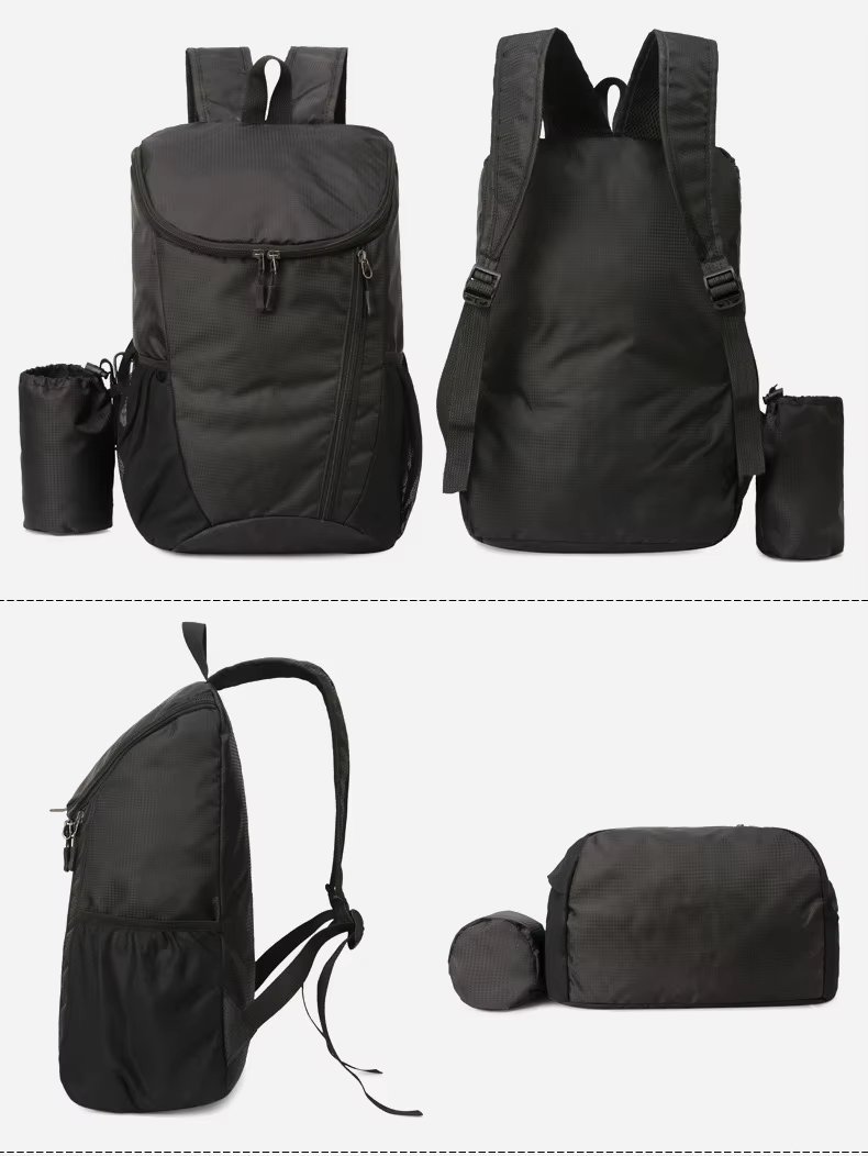 Foldable Waterproof Nylon Trekking Backpack detail image