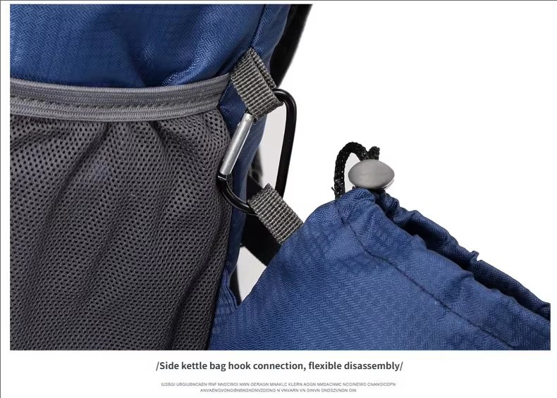 Foldable Waterproof Nylon Trekking Backpack detail image