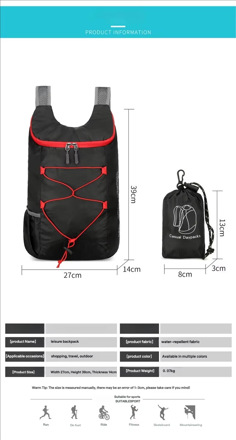 Cycling Waterproof Polyester Trekking Backpack detail image