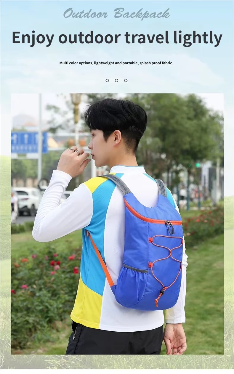 Cycling Waterproof Polyester Trekking Backpack detail image