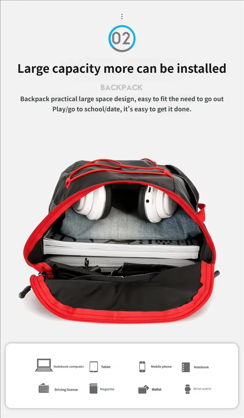 Cycling Waterproof Polyester Trekking Backpack detail image