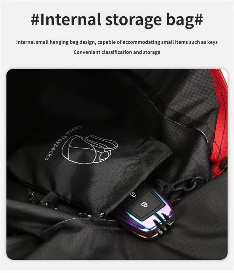 Cycling Waterproof Polyester Trekking Backpack detail image