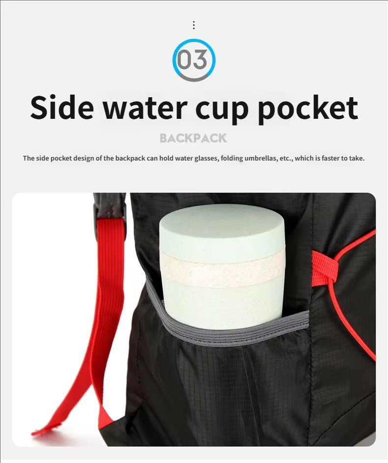 Cycling Waterproof Polyester Trekking Backpack detail image